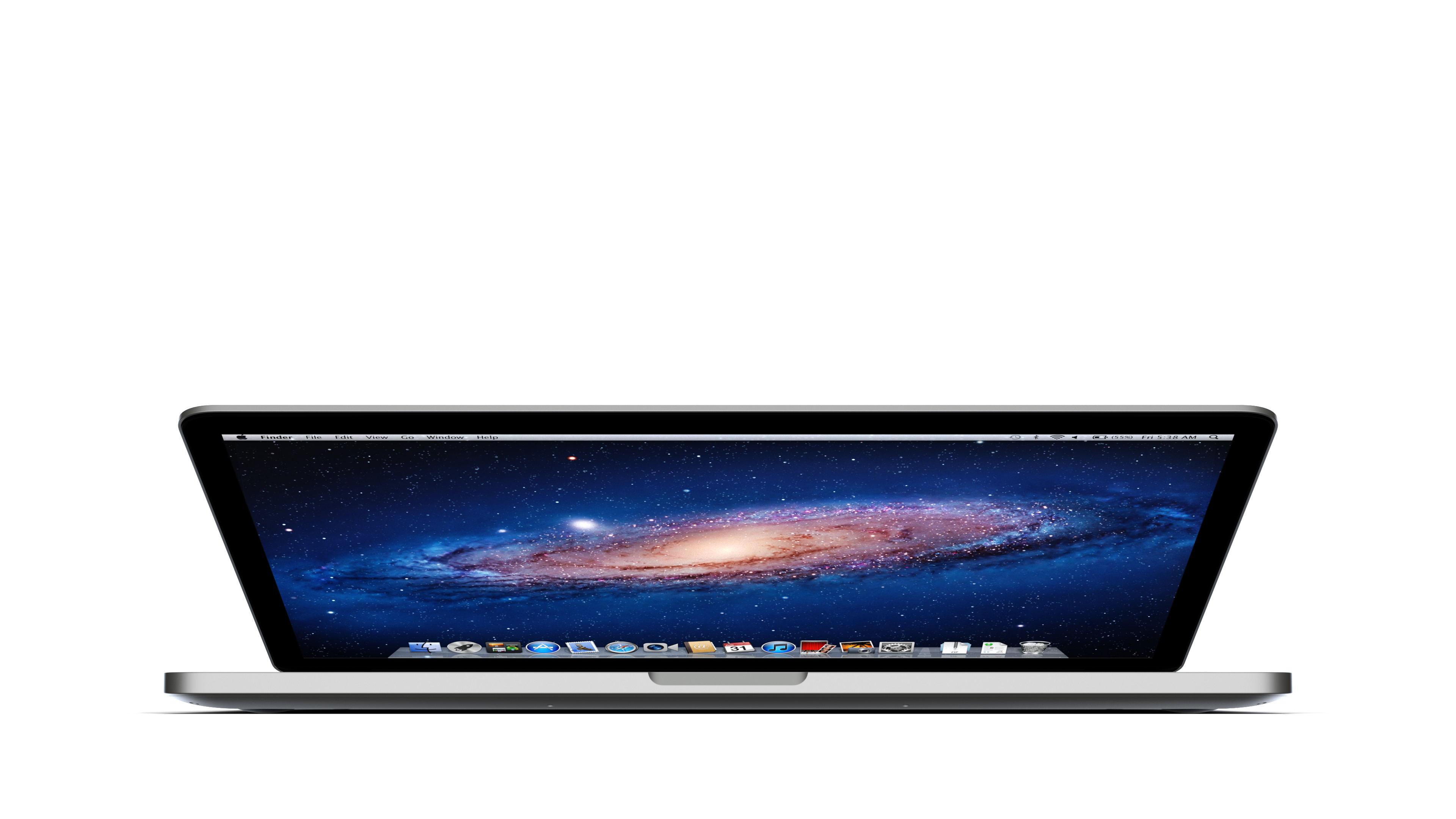 Laptop visualization, low angle